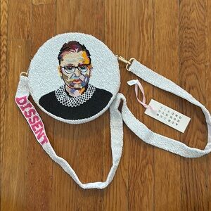 Tiana NY Ruth Bader Ginsburg Beaded Purse